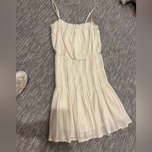 LUSH Bubble Stripe Detail Mini Dress